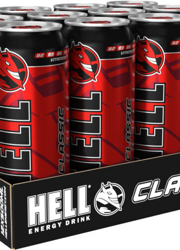 Энергетический напиток Хелл 0,5л * 12 шт / HELL Energy Drink Classic