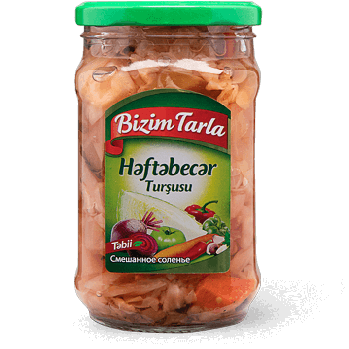 Həftəbecər Turşusu / Ассорти Из Солений - Bizim Tarla (670 гр.)