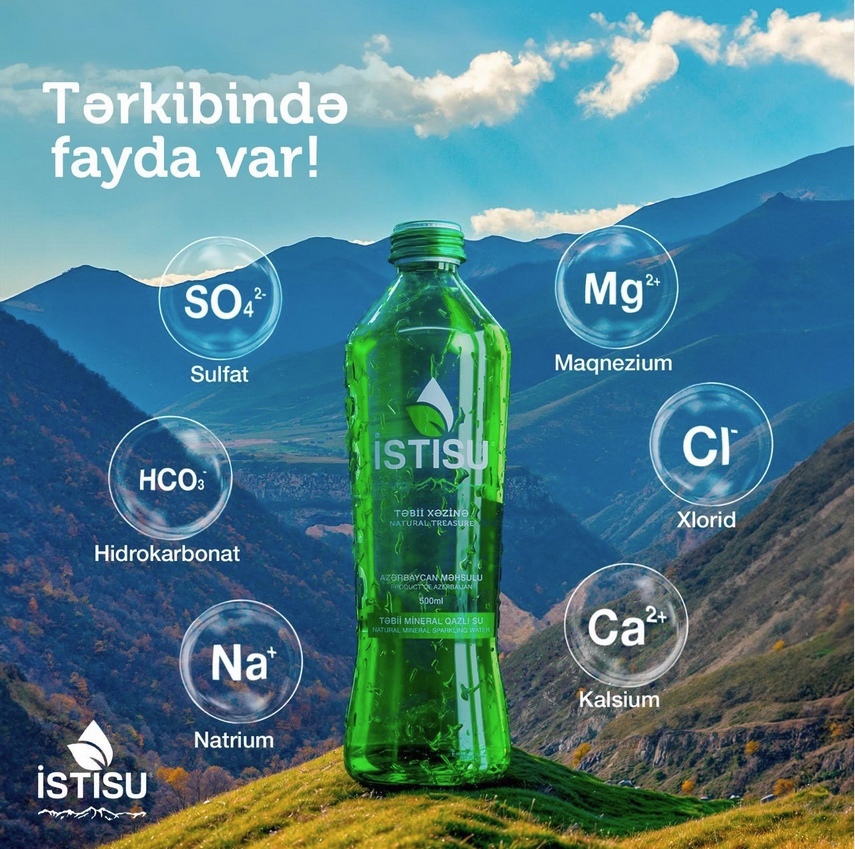 Минеральная вода Истису стекло 1уп (0,5л * 12шт) /Istisu