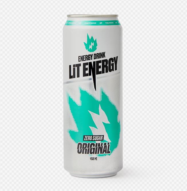 Лит Энерджи Оригинал без сахара / Lit Energy ORIGINAL ZERO (0,45л x 12 шт) Напиток энергетический